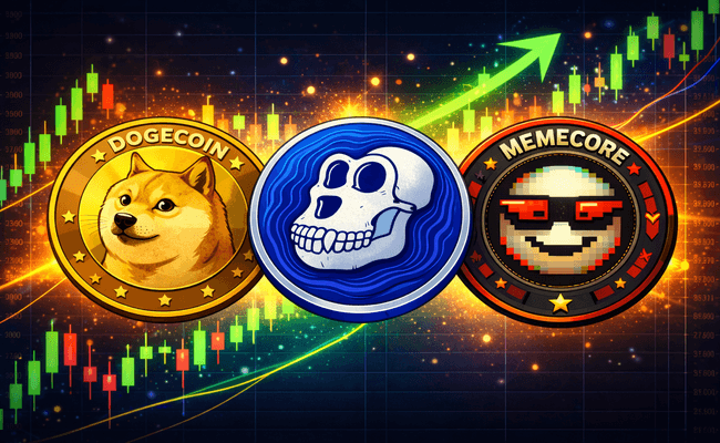 Best Memecoins to Buy Today, January 21 – Dogecoin, Apecoin, MemeCore
