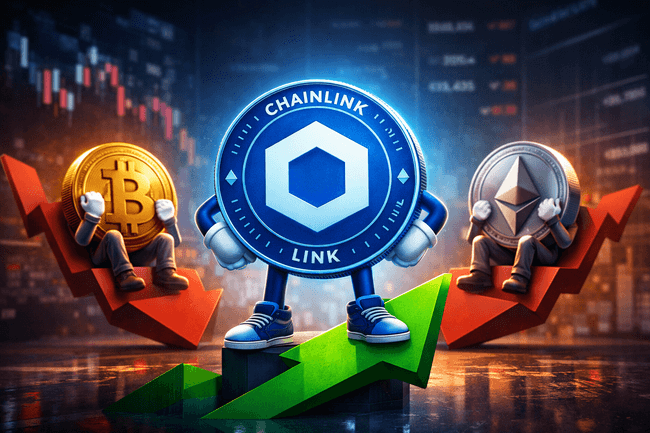 LINK ETFs Attract Strong Inflows as Bitcoin and Ethereum Funds Turn Negative