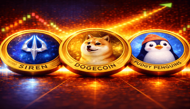 Top Memecoins to Invest in Today, April 4 – Siren, Dogecoin, Pudgy Penguins