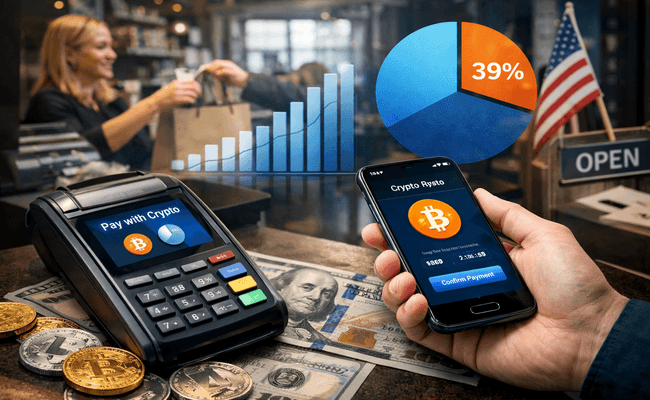 PayPal’s Survey Shows 39% of U.S. Merchants Now Accept Crypto Payments