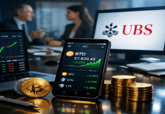 Swiss Bank UBS Considers Offering Crypto Access to Individual Clients